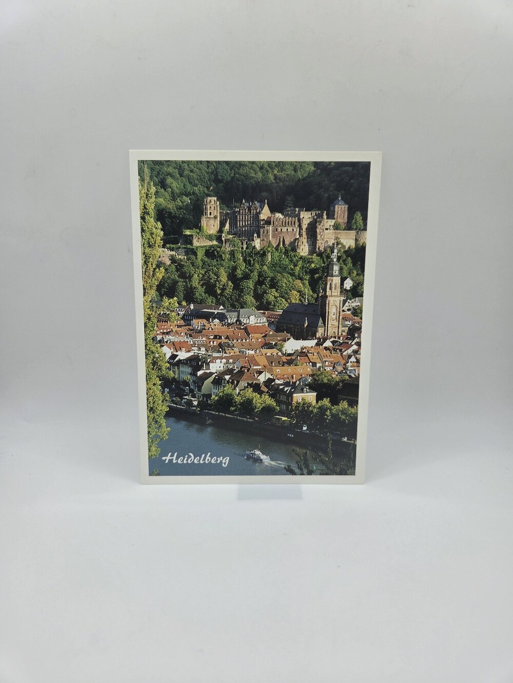 Hiedelberg Castle and Old Town Germany Postal Card